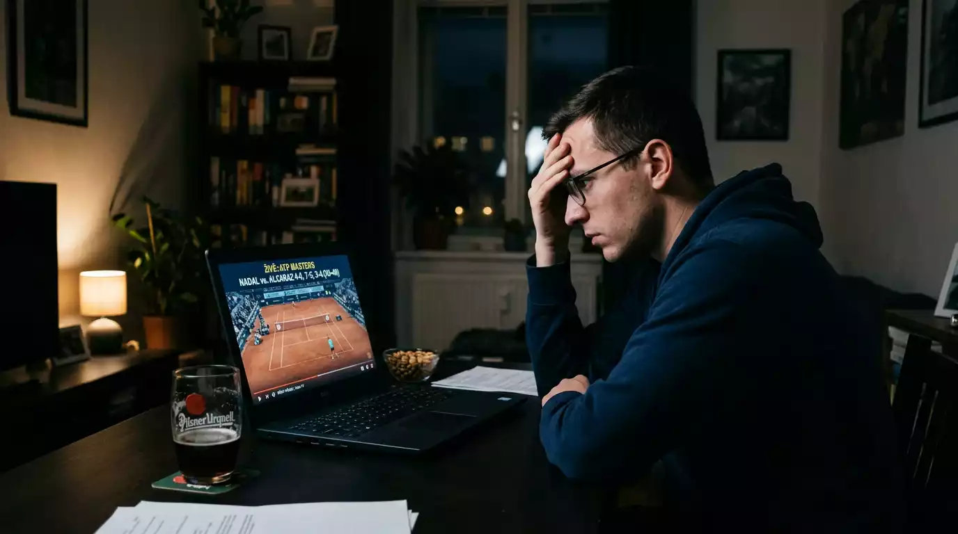 Psychologické pasti a emocionální kontrola při živém sázení na tenis